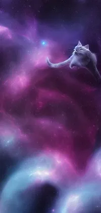 Atmosphere Purple Organism Live Wallpaper