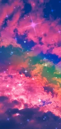Atmosphere Purple Sky Live Wallpaper