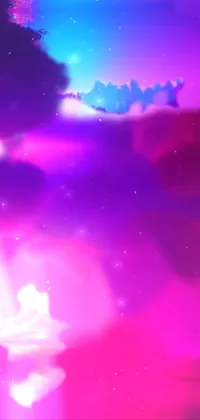 Atmosphere Purple Violet Live Wallpaper