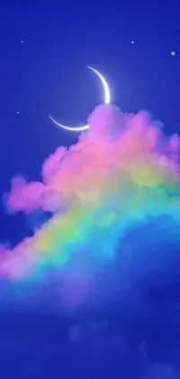 Dreamy Sky and Rainbow Live Wallpaper - free download