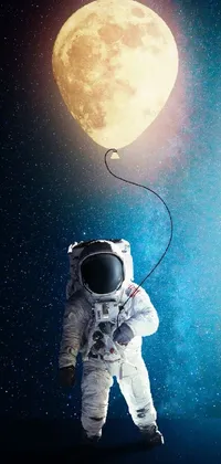Atmosphere Sky Astronaut Live Wallpaper