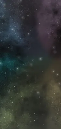 Adorn your phone with a stunning live wallpaper featuring a vibrant sky full of multi-colored stars