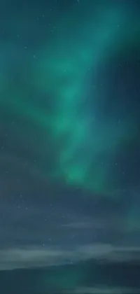 Enjoy the beauty of the northern lights with this stunning phone live wallpaper