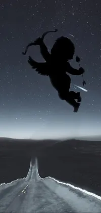Experience the magic of flight with this stunning live wallpaper for your phone