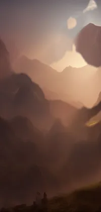 Atmosphere Sky Mountain Live Wallpaper