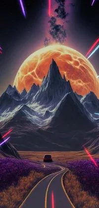Atmosphere Sky Mountain Live Wallpaper