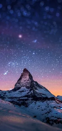 Experience the beauty of nature on your phone with our stunning mountain live wallpaper