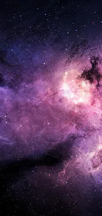 Immerse yourself in the vast expanse of space with this mesmerizing live wallpaper