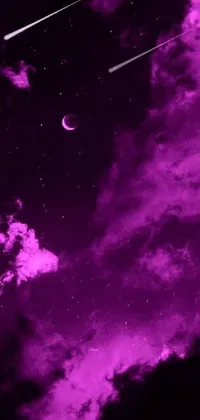Atmosphere Sky Purple Live Wallpaper