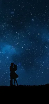 Capture the enchanting essence of romance with this breathtaking phone live wallpaper