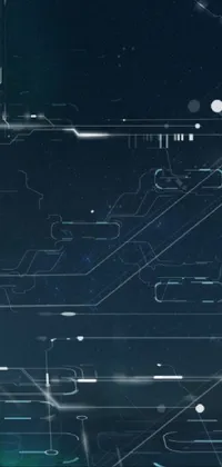 Enhance your digital experience with this stunning 4k phone wallpaper! This live animation depicts a man standing in front of a computer screen, examining a blueprint of a futuristic spaceship