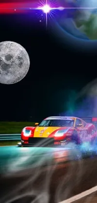 Surreal Drift Car Live Wallpaper for Your Home Screen - free download