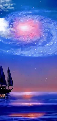 Atmosphere Water Boat Live Wallpaper