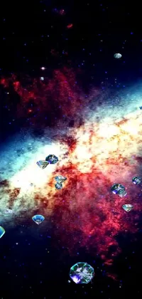 Experience the beauty of the cosmos with this stunning phone live wallpaper