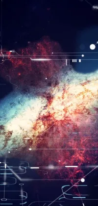 Capture the beauty of the universe on your phone screen with this stunning live wallpaper