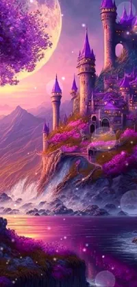 Step into a world of fantasy with this stunning live wallpaper for your phone