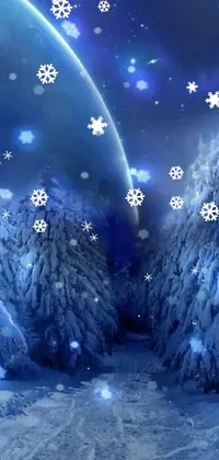 Atmosphere World Snow Live Wallpaper