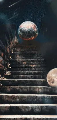 Atmosphere World Stairs Live Wallpaper