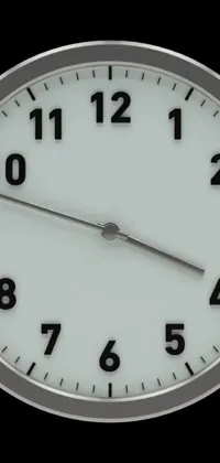 Auto Part Circle Clock Live Wallpaper