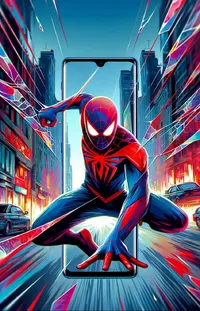Automotive Design Cartoon Spider-man Live Wallpaper