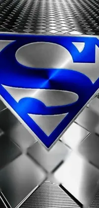 Transform your phone screen with a stunning Superman themed live wallpaper