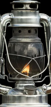 This metal lantern live wallpaper is incredibly detailed and realistic