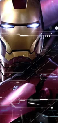 Get the ultimate Iron Man experience on your phone with this live wallpaper! It features a high-definition close-up of Iron Man in his iconic suit, with an astonishing photorealistic quality that will leave you mesmerized