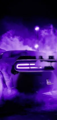 Automotive Lighting Sky Purple Live Wallpaper