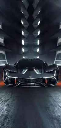 Looking for a sleek and stylish live wallpaper for your phone? Look no further than this hypermodern black sports car driving through a tunnel! With a dynamic Lamborghini-inspired design and bold styling, this wallpaper is perfect for car enthusiasts who want to add a touch of excitement and sophistication to their device