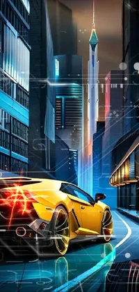 Automotive Parking Light Car Wheel Live Wallpaper