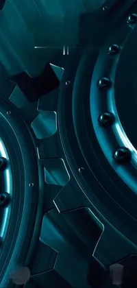 Azure Automotive Tire Font Live Wallpaper