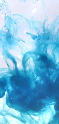 Azure Blue Liquid Live Wallpaper