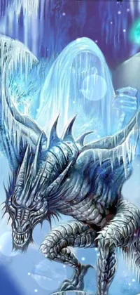 winter dragon  Live Wallpaper