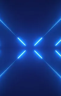 Azure Blue Visual Effect Lighting Live Wallpaper