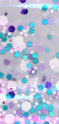 Azure Purple Liquid Live Wallpaper