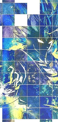 Azure Rectangle Organism Live Wallpaper