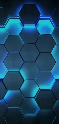 Azure Rectangle Tints And Shades Live Wallpaper