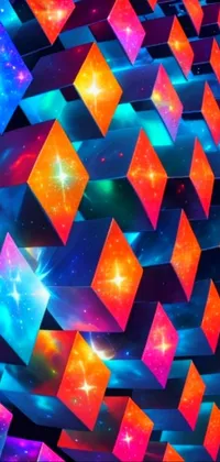Azure Rectangle Triangle Live Wallpaper