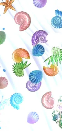 Azure Textile Botany Live Wallpaper