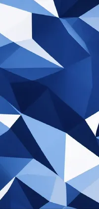 Azure Triangle Font Live Wallpaper