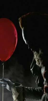Experience a spine-chilling Pennywise-inspired phone live wallpaper, perfect to showcase your love for horror