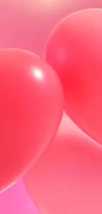 Balloon Pink Petal Live Wallpaper