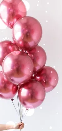 Balloon Purple Body Jewelry Live Wallpaper