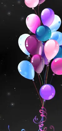 Balloon Purple Organism Live Wallpaper