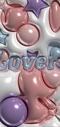 Balloon Toy Pink Live Wallpaper