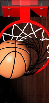 Basketball Wood Basketball Hoop Live Wallpaper