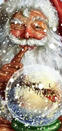 Beard Smile Christmas Ornament Live Wallpaper