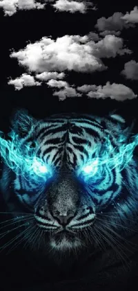 Bengal Tiger Cloud Siberian Tiger Live Wallpaper