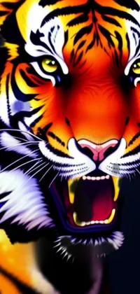 Bengal Tiger Eye Siberian Tiger Live Wallpaper