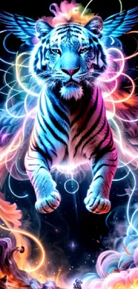 Bengal Tiger Light Siberian Tiger Live Wallpaper